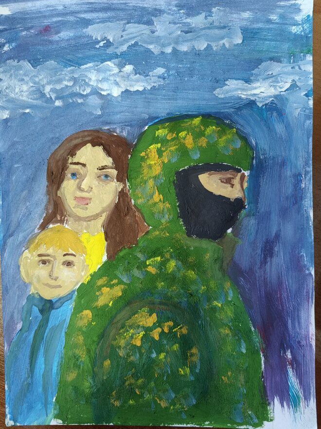 Всероссийский творческий конкурс «Защитникам Отечества посвящается...»  - детский рисунок, поделка, творческая работа, категория школьники, 6 класс, дистанционный конкурс, школьный конкурс