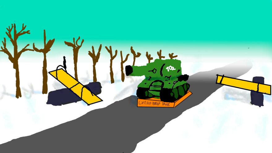 Всероссийский творческий конкурс «Защитникам Отечества посвящается...»  - детский рисунок, поделка, творческая работа, категория школьники, 2 класс, дистанционный конкурс, школьный конкурс