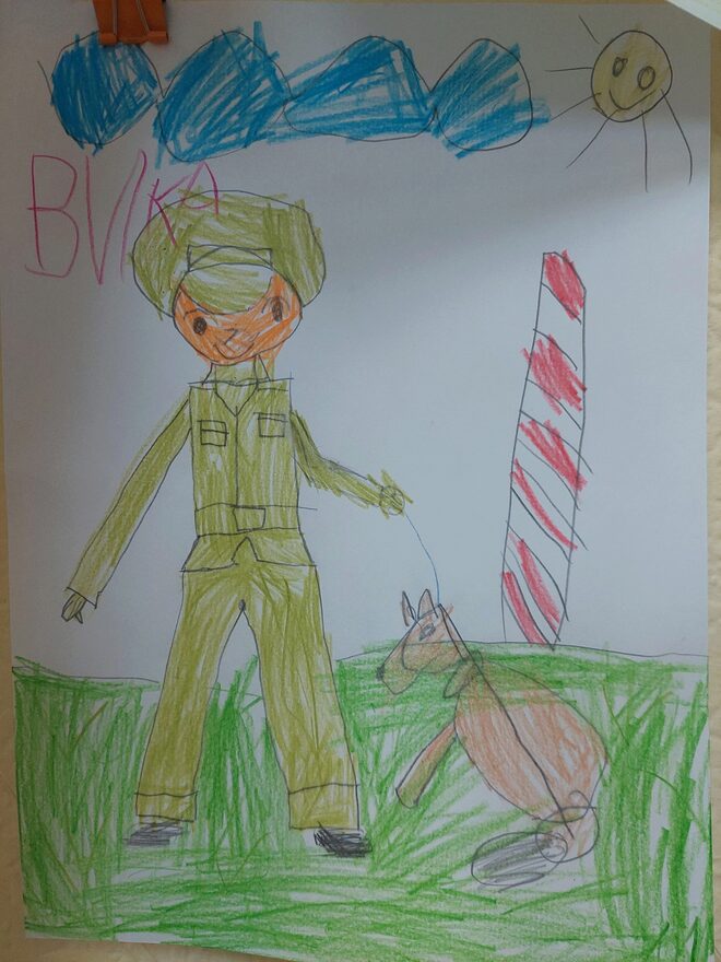 Всероссийский творческий конкурс «Защитникам Отечества посвящается...»  - детский рисунок, поделка, творческая работа, категория дошкольники, детский сад, дистанционный конкурс, школьный конкурс