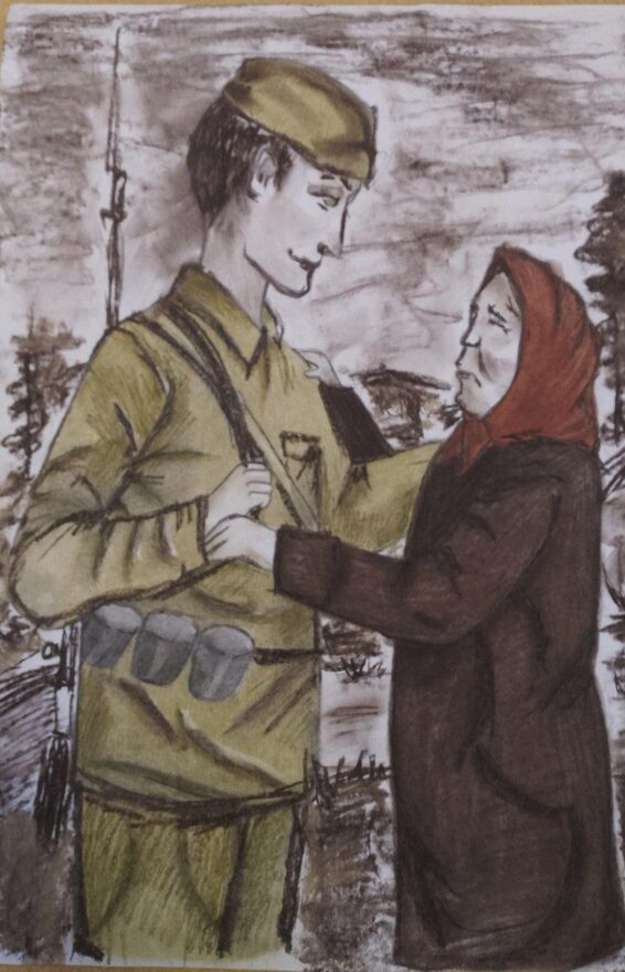 Всероссийский творческий конкурс «Защитникам Отечества посвящается...»  - детский рисунок, поделка, творческая работа, категория школьники, 6 класс, дистанционный конкурс, школьный конкурс