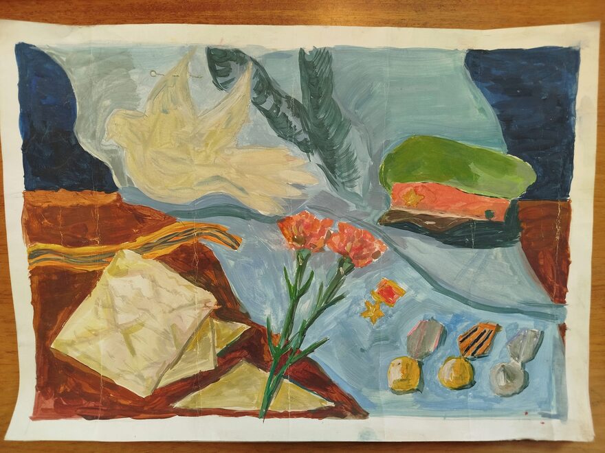 Всероссийский творческий конкурс «Защитникам Отечества посвящается...»  - детский рисунок, поделка, творческая работа, категория школьники, 6 класс, дистанционный конкурс, школьный конкурс