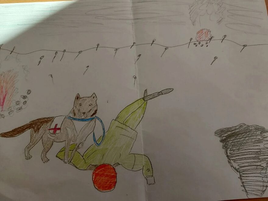 Всероссийский творческий конкурс «Защитникам Отечества посвящается...»  - детский рисунок, поделка, творческая работа, категория школьники, 7 класс, дистанционный конкурс, школьный конкурс