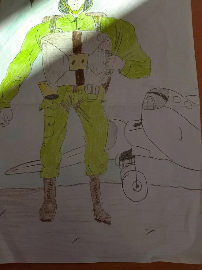 Всероссийский творческий конкурс «Защитникам Отечества посвящается...»  - детский рисунок, поделка, творческая работа, категория школьники, 7 класс, дистанционный конкурс, школьный конкурс