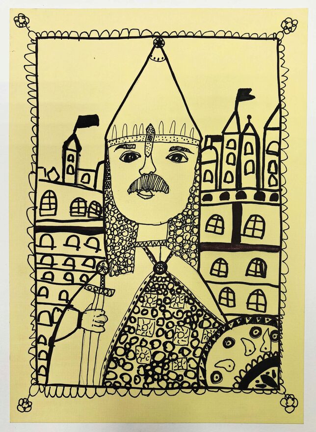 Всероссийский творческий конкурс «Защитникам Отечества посвящается...»  - детский рисунок, поделка, творческая работа, категория школьники, 1 класс, дистанционный конкурс, школьный конкурс