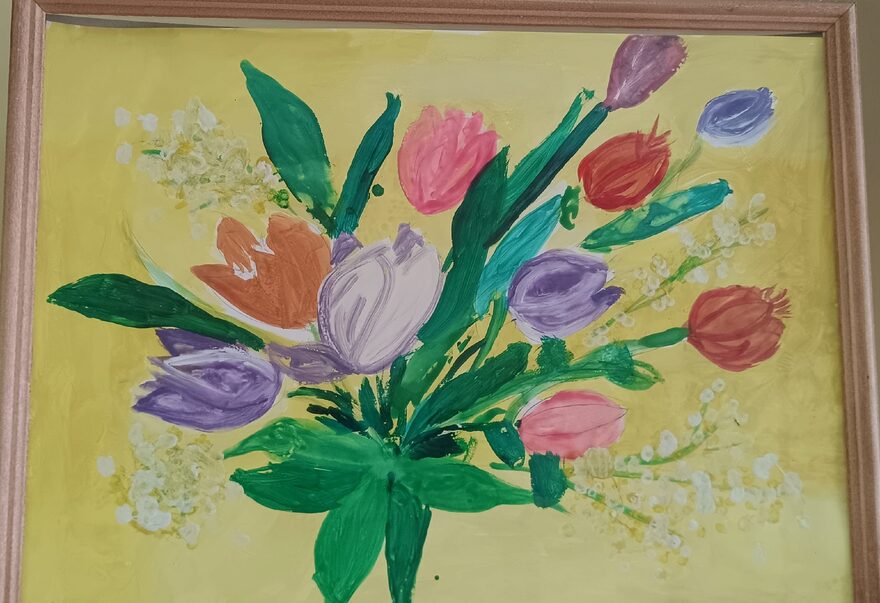 Всероссийский творческий конкурс «8 Марта - праздник весны, цветов и любви»  - детский рисунок, поделка, творческая работа, категория школьники, 1 класс, дистанционный конкурс, школьный конкурс