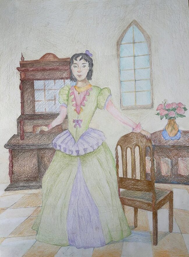 Всероссийский творческий конкурс «8 Марта - праздник весны, цветов и любви»  - детский рисунок, поделка, творческая работа, категория школьники, 7 класс, дистанционный конкурс, школьный конкурс