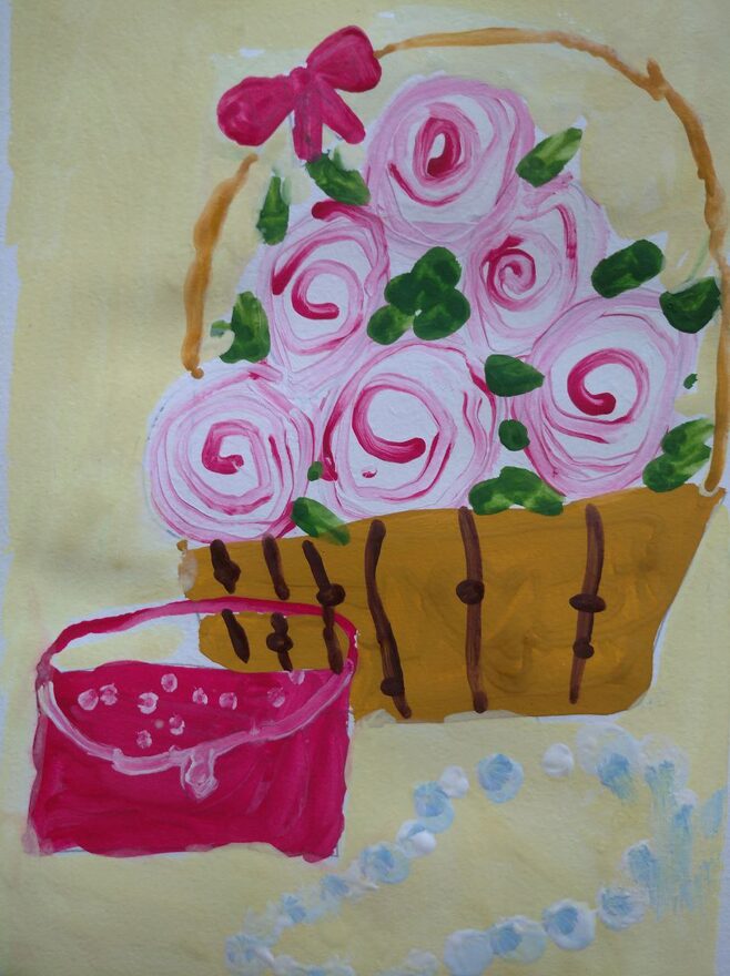 Всероссийский творческий конкурс «8 Марта - праздник весны, цветов и любви»  - детский рисунок, поделка, творческая работа, категория дошкольники, детский сад, дистанционный конкурс, школьный конкурс