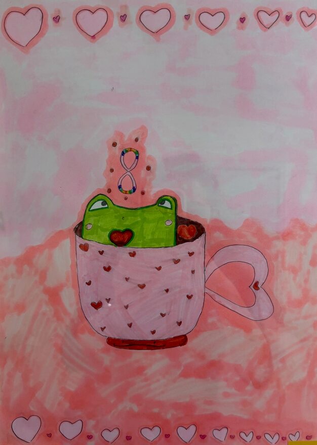 Всероссийский творческий конкурс «8 Марта - праздник весны, цветов и любви»  - детский рисунок, поделка, творческая работа, категория школьники, 2 класс, дистанционный конкурс, школьный конкурс