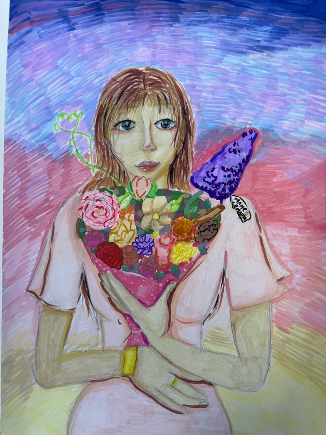 Всероссийский творческий конкурс «8 Марта - праздник весны, цветов и любви»  - детский рисунок, поделка, творческая работа, категория школьники, 4 класс, дистанционный конкурс, школьный конкурс