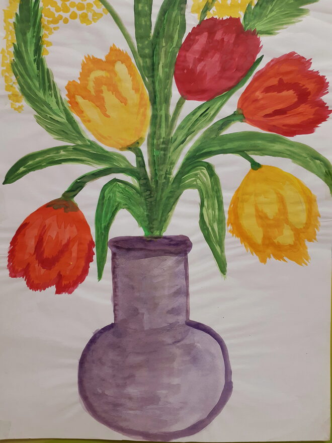 Всероссийский творческий конкурс «8 Марта - праздник весны, цветов и любви»  - детский рисунок, поделка, творческая работа, категория дошкольники, детский сад, дистанционный конкурс, школьный конкурс