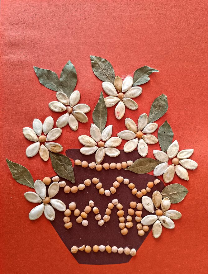 Всероссийский творческий конкурс «8 Марта - праздник весны, цветов и любви»  - детский рисунок, поделка, творческая работа, категория дошкольники, детский сад, дистанционный конкурс, школьный конкурс