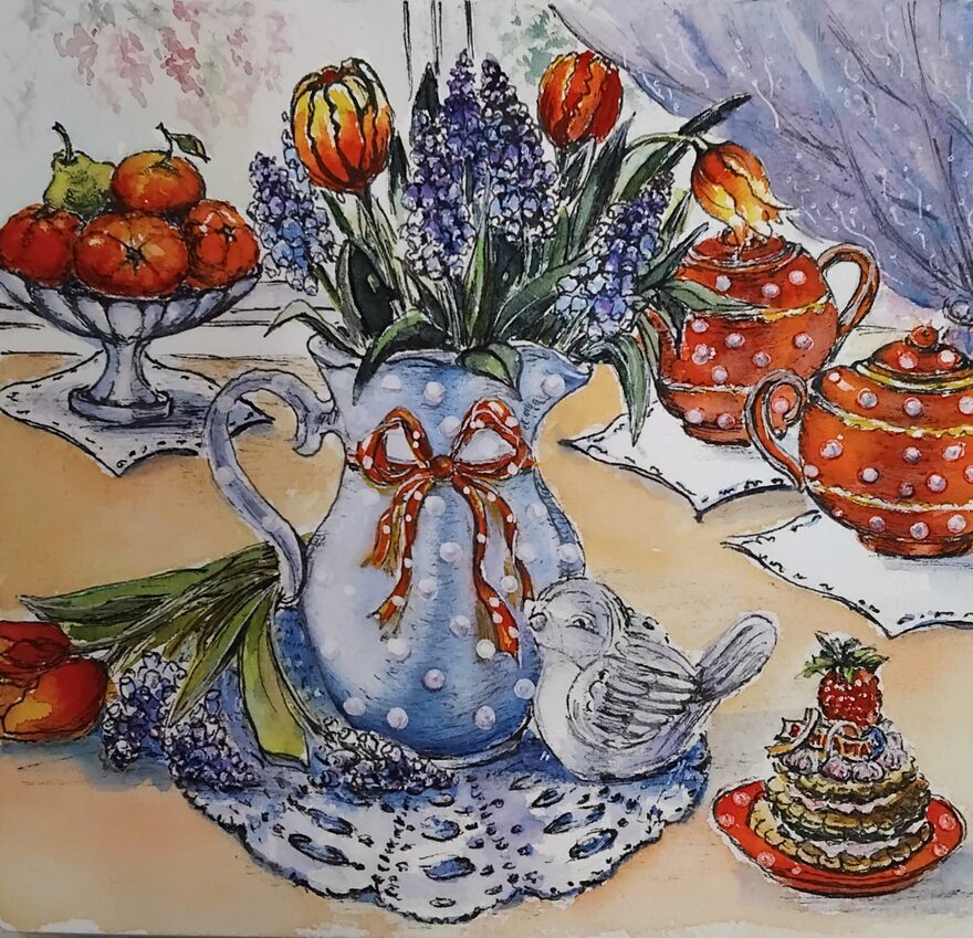 Всероссийский творческий конкурс «8 Марта - праздник весны, цветов и любви»  - детский рисунок, поделка, творческая работа, категория взрослые, дистанционный конкурс, школьный конкурс