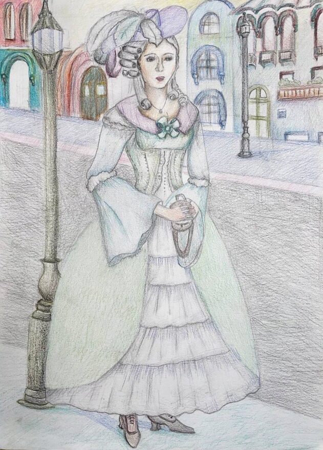 Всероссийский творческий конкурс «8 Марта - праздник весны, цветов и любви»  - детский рисунок, поделка, творческая работа, категория школьники, 6 класс, дистанционный конкурс, школьный конкурс