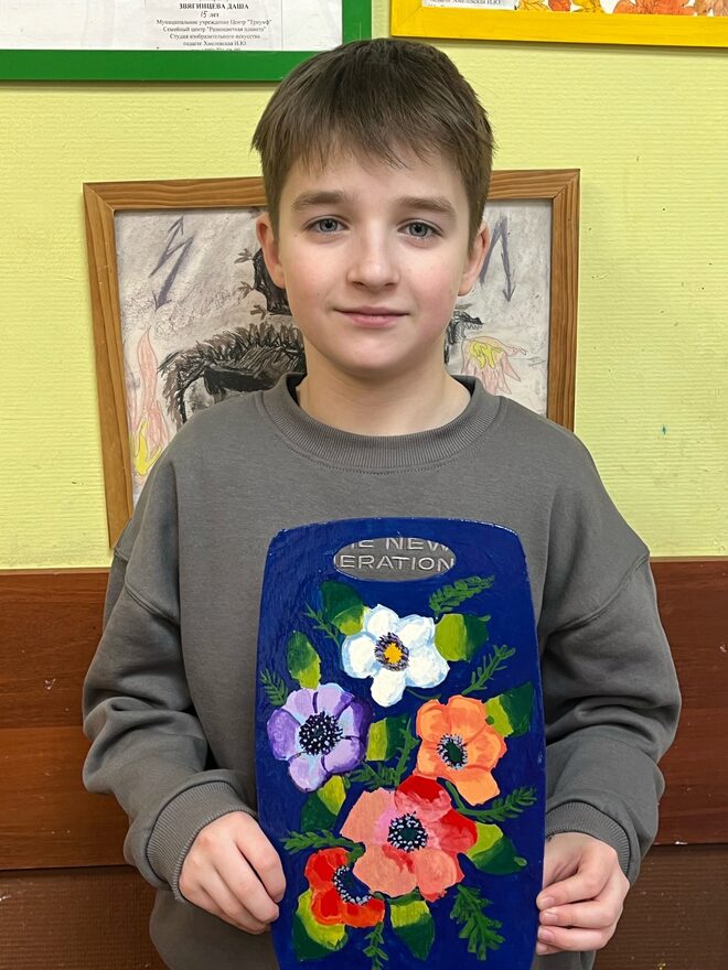 Всероссийский творческий конкурс «8 Марта - праздник весны, цветов и любви»  - детский рисунок, поделка, творческая работа, категория школьники, 3 класс, дистанционный конкурс, школьный конкурс