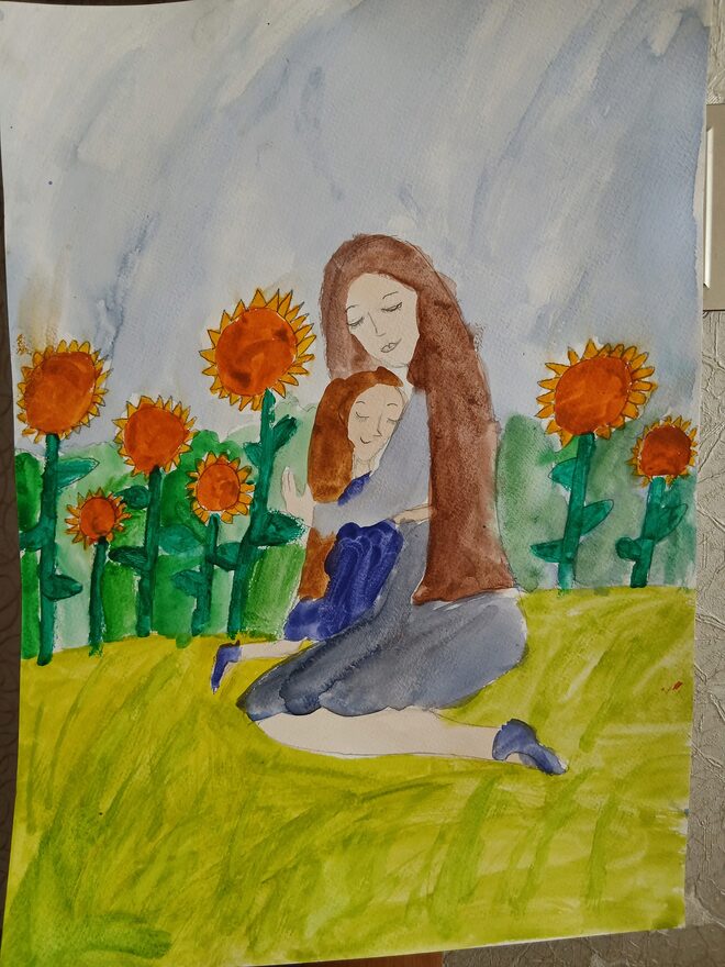 Всероссийский творческий конкурс «8 Марта - праздник весны, цветов и любви»  - детский рисунок, поделка, творческая работа, категория школьники, 2 класс, дистанционный конкурс, школьный конкурс