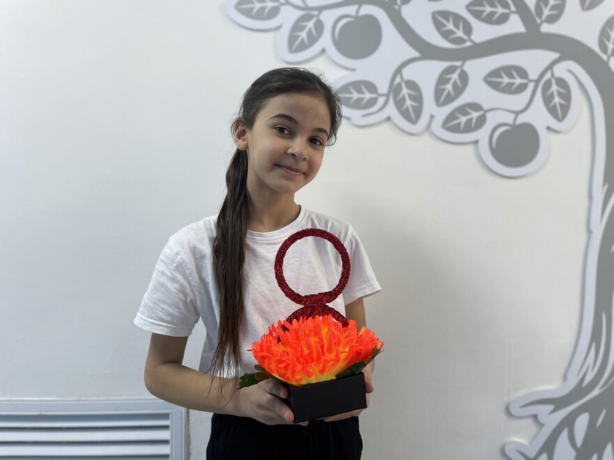 Всероссийский творческий конкурс «8 Марта - праздник весны, цветов и любви»  - детский рисунок, поделка, творческая работа, категория школьники, 4 класс, дистанционный конкурс, школьный конкурс