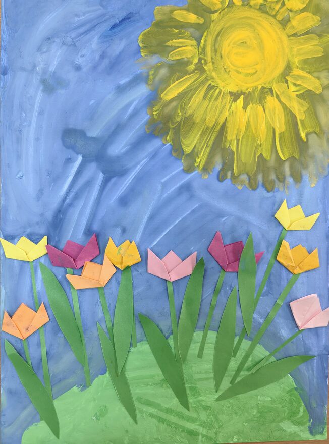 Всероссийский творческий конкурс «8 Марта - праздник весны, цветов и любви»  - детский рисунок, поделка, творческая работа, категория школьники, 1 класс, дистанционный конкурс, школьный конкурс