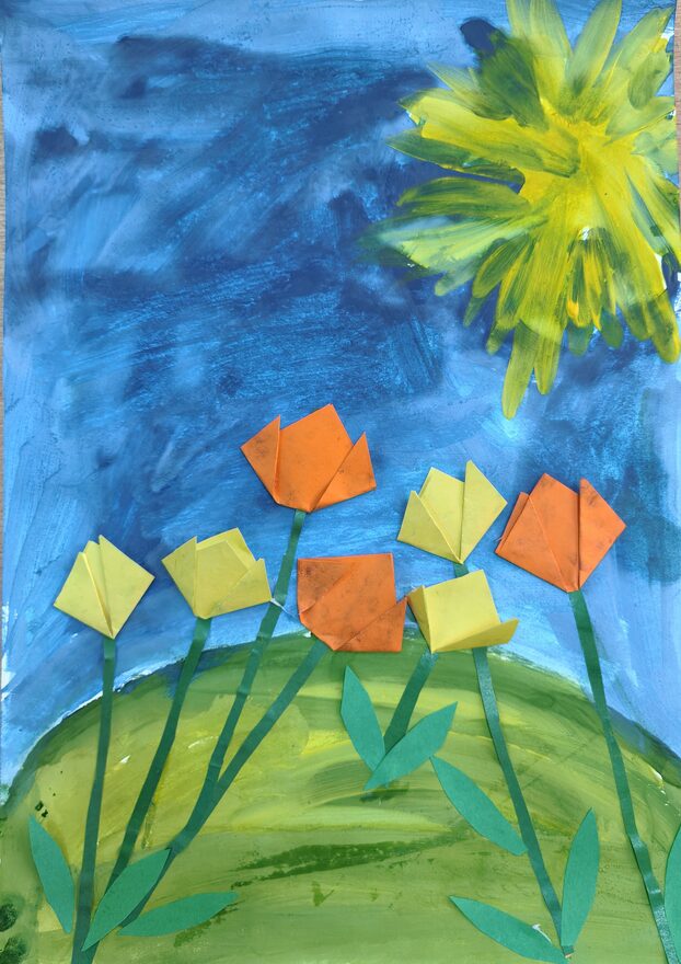 Всероссийский творческий конкурс «8 Марта - праздник весны, цветов и любви»  - детский рисунок, поделка, творческая работа, категория школьники, 1 класс, дистанционный конкурс, школьный конкурс