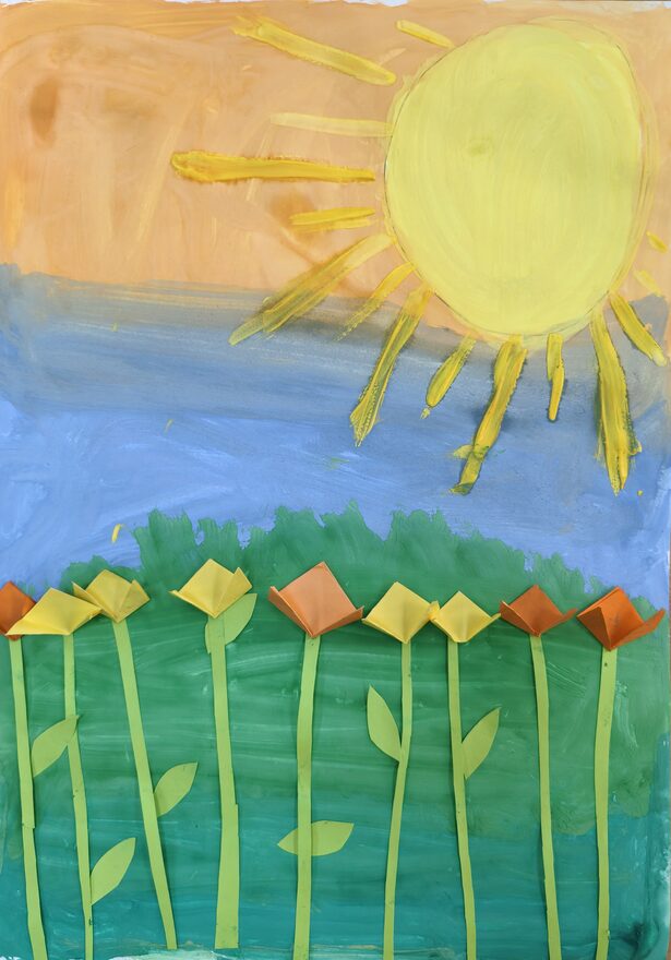 Всероссийский творческий конкурс «8 Марта - праздник весны, цветов и любви»  - детский рисунок, поделка, творческая работа, категория школьники, 1 класс, дистанционный конкурс, школьный конкурс