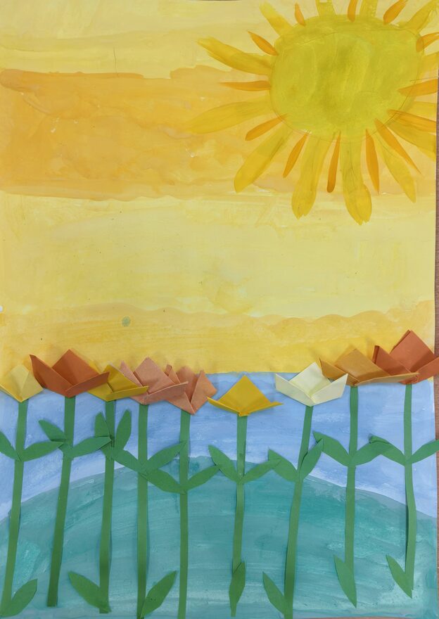 Всероссийский творческий конкурс «8 Марта - праздник весны, цветов и любви»  - детский рисунок, поделка, творческая работа, категория школьники, 1 класс, дистанционный конкурс, школьный конкурс