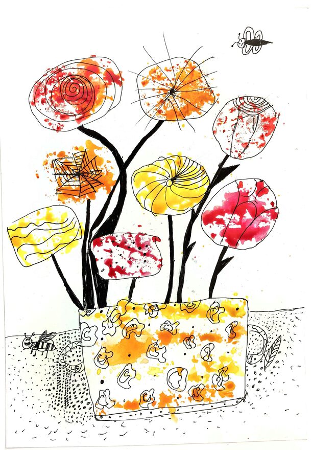 Всероссийский творческий конкурс «8 Марта - праздник весны, цветов и любви»  - детский рисунок, поделка, творческая работа, категория школьники, 1 класс, дистанционный конкурс, школьный конкурс