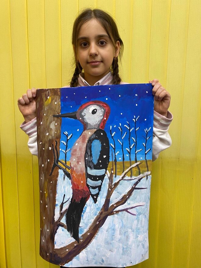 Всероссийский творческий конкурс «В мире животных»  - детский рисунок, поделка, творческая работа, категория школьники, 2 класс, дистанционный конкурс, школьный конкурс