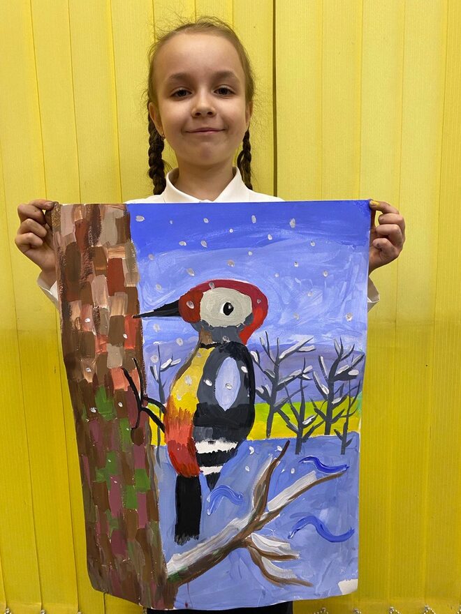 Всероссийский творческий конкурс «В мире животных»  - детский рисунок, поделка, творческая работа, категория школьники, 2 класс, дистанционный конкурс, школьный конкурс