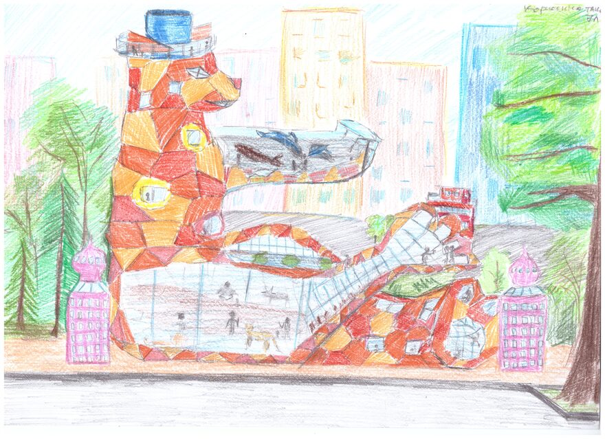 Всероссийский творческий конкурс «В мире животных»  - детский рисунок, поделка, творческая работа, категория школьники, 7 класс, дистанционный конкурс, школьный конкурс