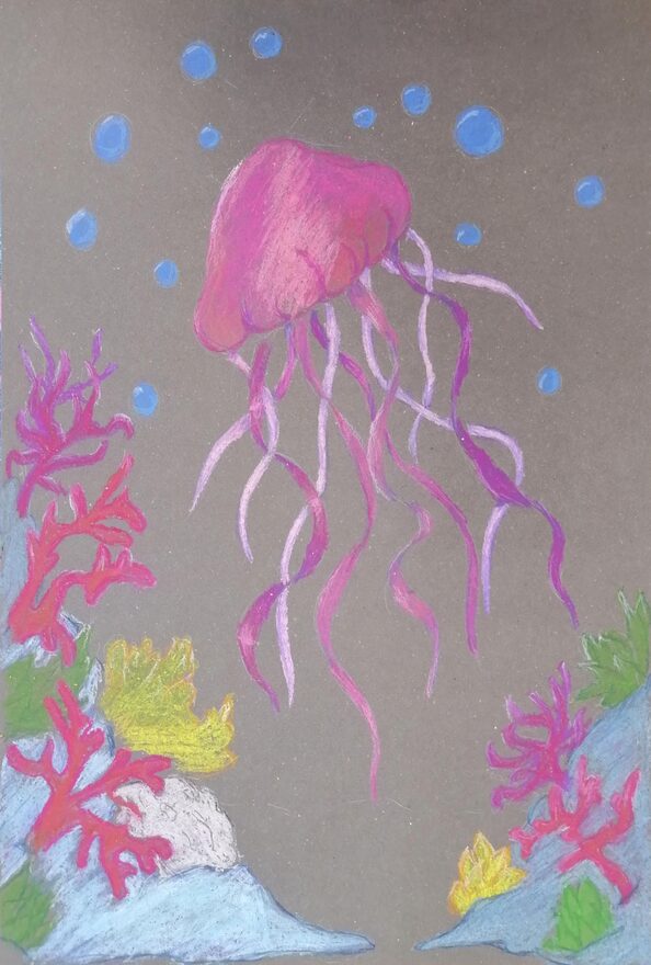 Всероссийский творческий конкурс «В мире животных»  - детский рисунок, поделка, творческая работа, категория школьники, 7 класс, дистанционный конкурс, школьный конкурс