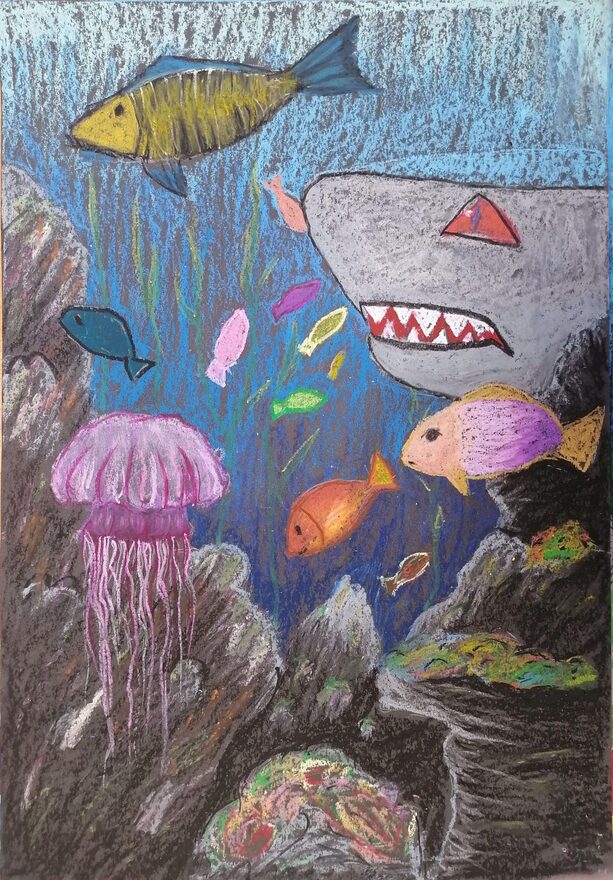 Всероссийский творческий конкурс «В мире животных»  - детский рисунок, поделка, творческая работа, категория школьники, 5 класс, дистанционный конкурс, школьный конкурс