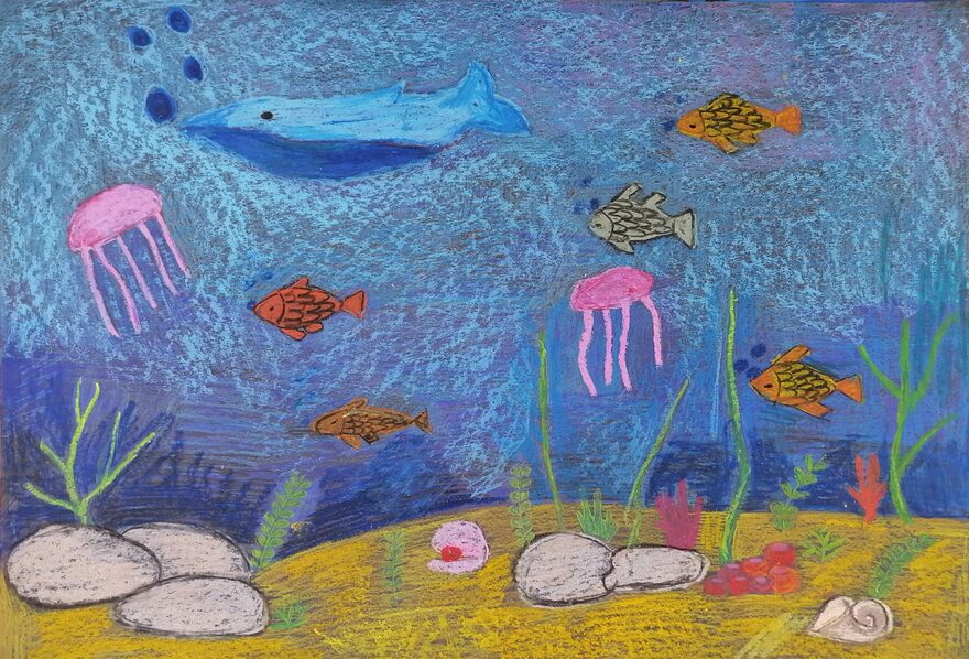 Всероссийский творческий конкурс «В мире животных»  - детский рисунок, поделка, творческая работа, категория школьники, 6 класс, дистанционный конкурс, школьный конкурс