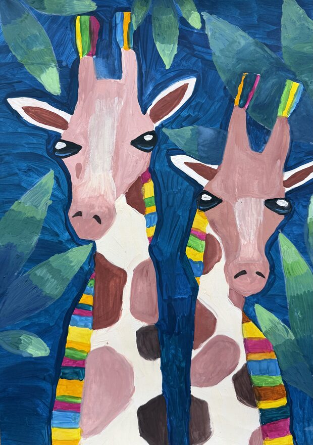 Всероссийский творческий конкурс «В мире животных»  - детский рисунок, поделка, творческая работа, категория школьники, 2 класс, дистанционный конкурс, школьный конкурс