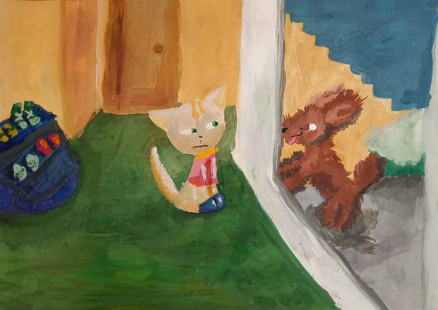 Всероссийский творческий конкурс «В мире животных»  - детский рисунок, поделка, творческая работа, категория школьники, 2 класс, дистанционный конкурс, школьный конкурс