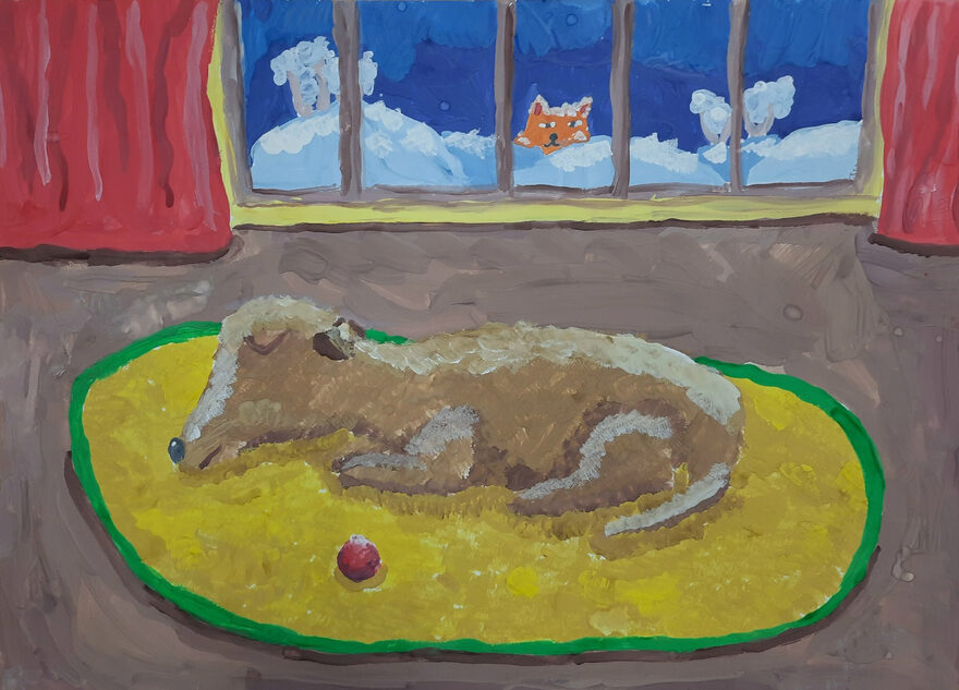 Всероссийский творческий конкурс «В мире животных»  - детский рисунок, поделка, творческая работа, категория школьники, 4 класс, дистанционный конкурс, школьный конкурс