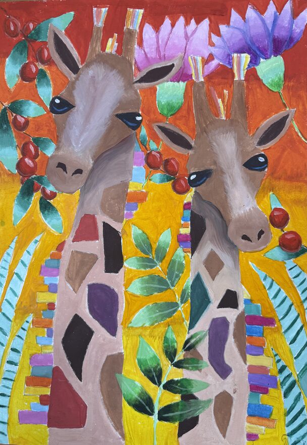 Всероссийский творческий конкурс «В мире животных»  - детский рисунок, поделка, творческая работа, категория школьники, 3 класс, дистанционный конкурс, школьный конкурс