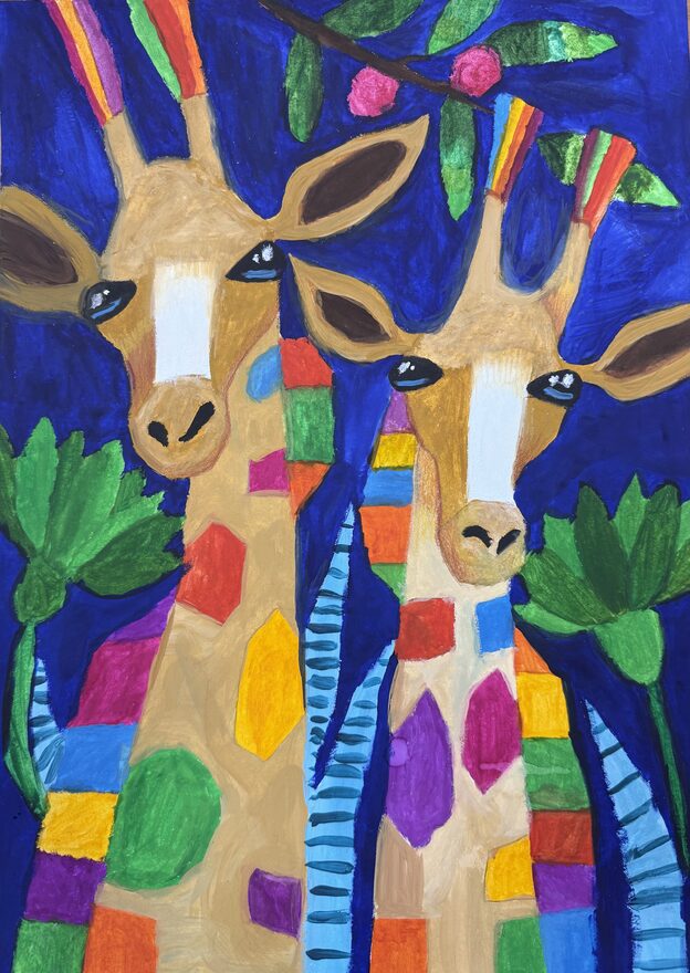 Всероссийский творческий конкурс «В мире животных»  - детский рисунок, поделка, творческая работа, категория школьники, 1 класс, дистанционный конкурс, школьный конкурс