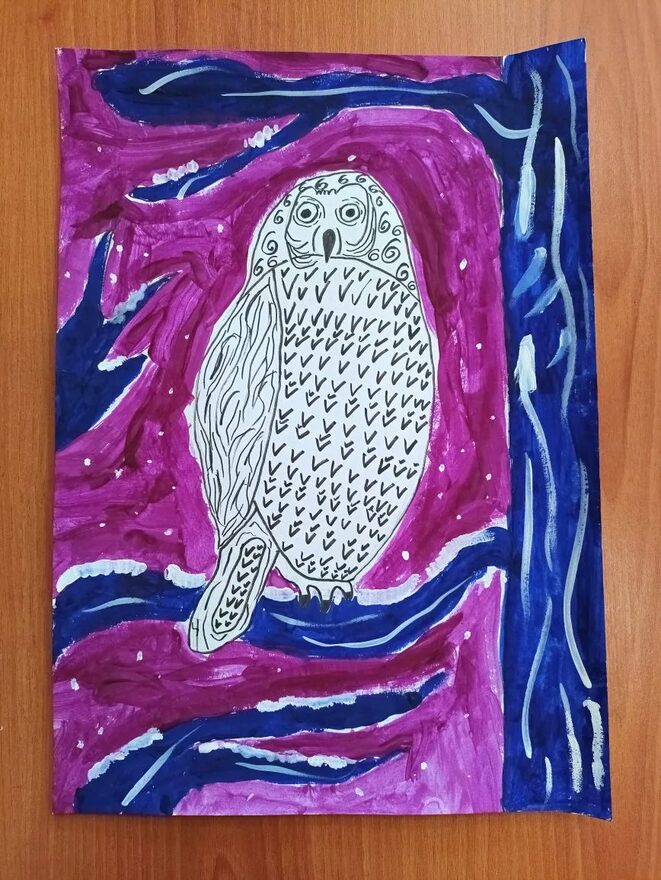 Всероссийский творческий конкурс «В мире животных»  - детский рисунок, поделка, творческая работа, категория школьники, 2 класс, дистанционный конкурс, школьный конкурс