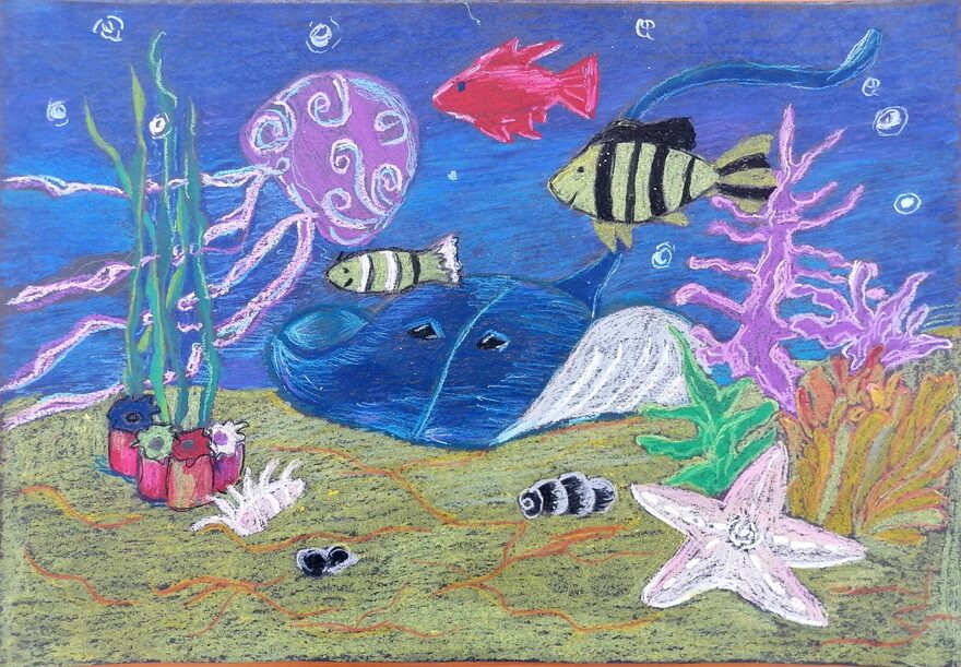 Всероссийский творческий конкурс «В мире животных»  - детский рисунок, поделка, творческая работа, категория школьники, 7 класс, дистанционный конкурс, школьный конкурс