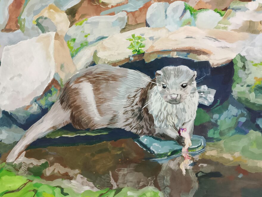 Всероссийский творческий конкурс «В мире животных»  - детский рисунок, поделка, творческая работа, категория школьники, 4 класс, дистанционный конкурс, школьный конкурс