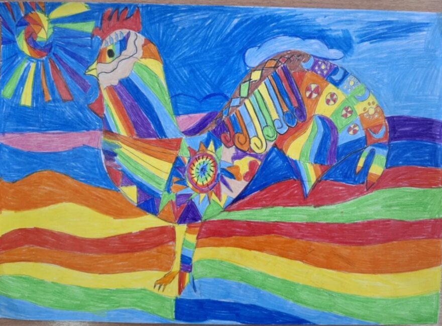 Всероссийский творческий конкурс «В мире животных»  - детский рисунок, поделка, творческая работа, категория школьники, 3 класс, дистанционный конкурс, школьный конкурс