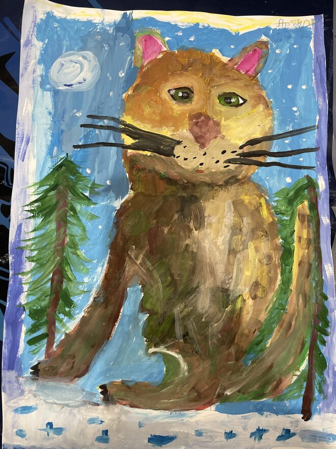 Всероссийский творческий конкурс «В мире животных»  - детский рисунок, поделка, творческая работа, категория школьники, 2 класс, дистанционный конкурс, школьный конкурс