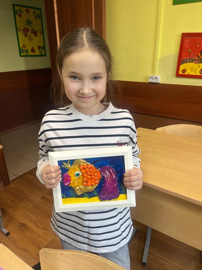 Всероссийский творческий конкурс «В мире животных»  - детский рисунок, поделка, творческая работа, категория школьники, 1 класс, дистанционный конкурс, школьный конкурс