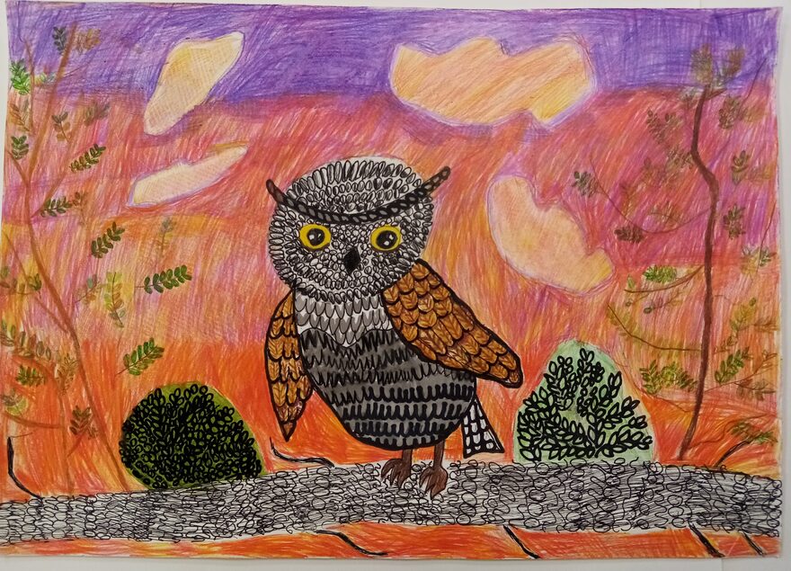 Всероссийский творческий конкурс «В мире животных»  - детский рисунок, поделка, творческая работа, категория школьники, 2 класс, дистанционный конкурс, школьный конкурс