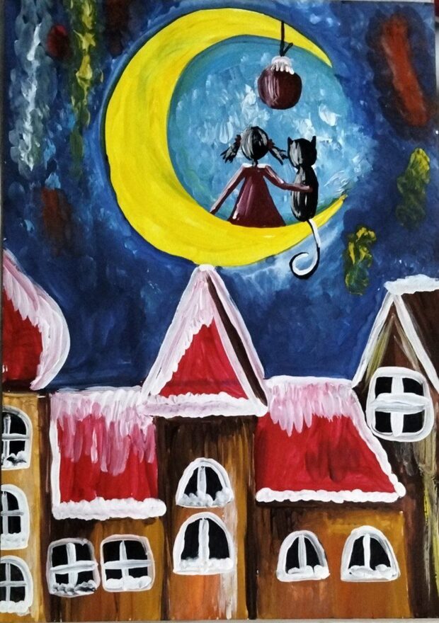 Всероссийский творческий конкурс «Любимые сказки и мультфильмы»  - детский рисунок, поделка, творческая работа, категория школьники, 3 класс, дистанционный конкурс, школьный конкурс