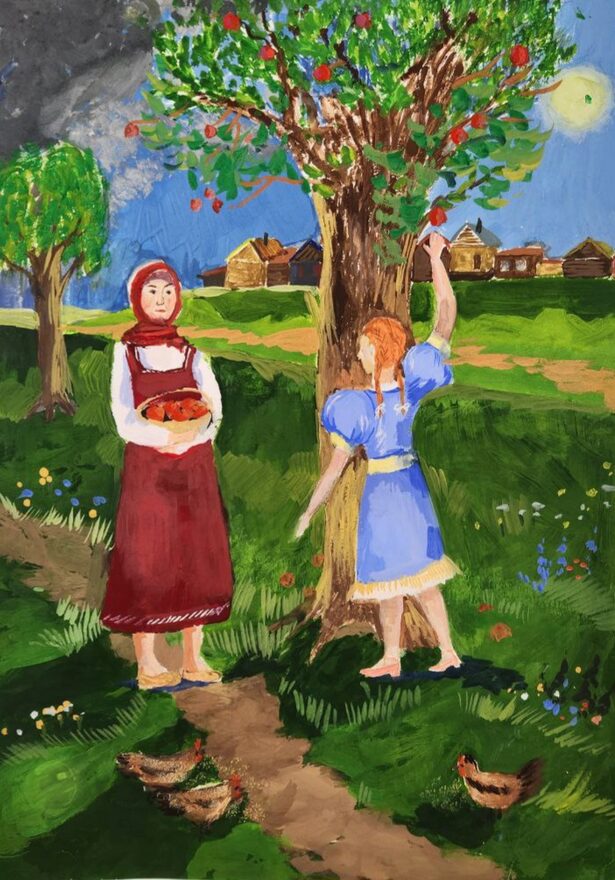 Всероссийский творческий конкурс «Любимые сказки и мультфильмы»  - детский рисунок, поделка, творческая работа, категория школьники, 8 класс, дистанционный конкурс, школьный конкурс