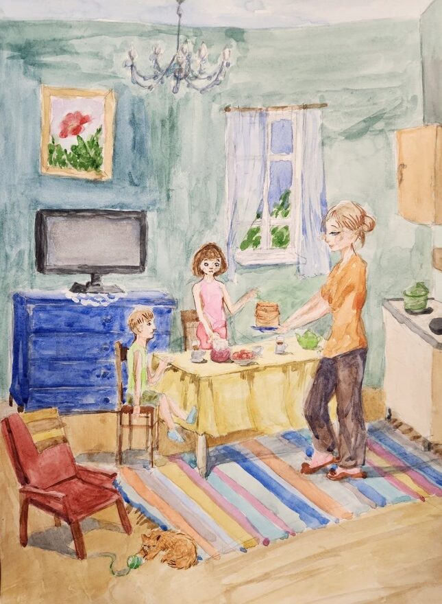 Всероссийский творческий конкурс «Любимые сказки и мультфильмы»  - детский рисунок, поделка, творческая работа, категория школьники, 5 класс, дистанционный конкурс, школьный конкурс