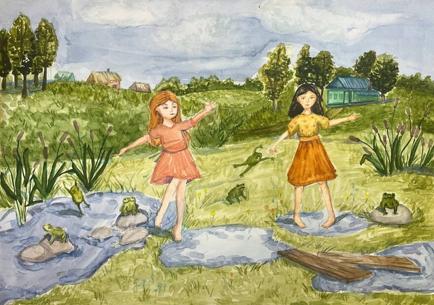 Всероссийский творческий конкурс «Любимые сказки и мультфильмы»  - детский рисунок, поделка, творческая работа, категория школьники, 5 класс, дистанционный конкурс, школьный конкурс