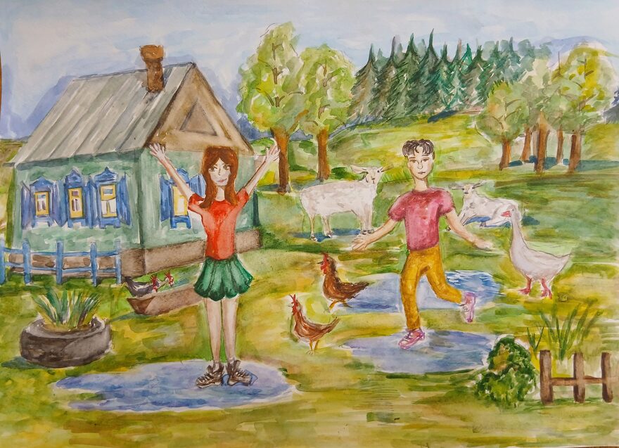 Всероссийский творческий конкурс «Любимые сказки и мультфильмы»  - детский рисунок, поделка, творческая работа, категория школьники, 6 класс, дистанционный конкурс, школьный конкурс