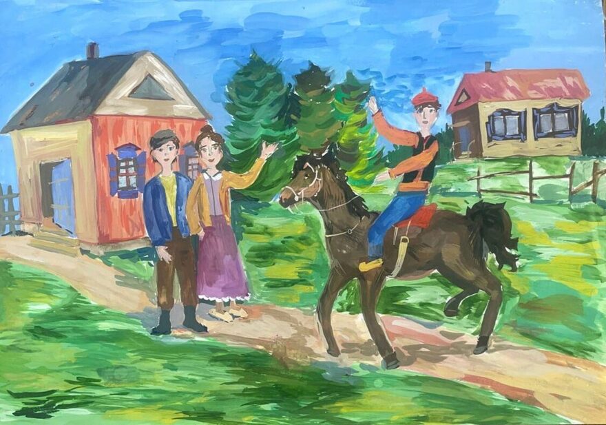 Всероссийский творческий конкурс «Любимые сказки и мультфильмы»  - детский рисунок, поделка, творческая работа, категория школьники, 7 класс, дистанционный конкурс, школьный конкурс