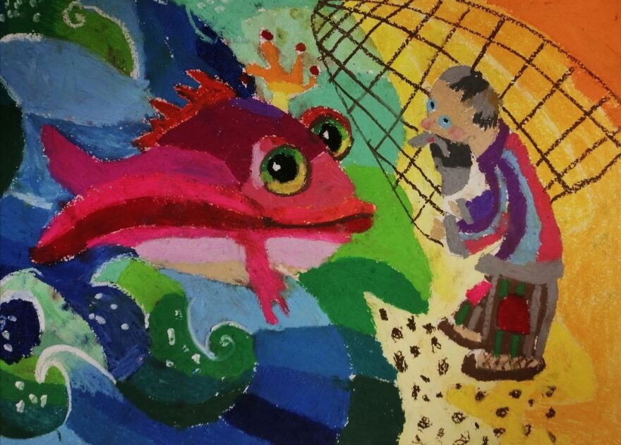 Всероссийский творческий конкурс «Любимые сказки и мультфильмы»  - детский рисунок, поделка, творческая работа, категория школьники, 3 класс, дистанционный конкурс, школьный конкурс